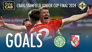 GOALS  fonaCAB Craig Stanfield Junior Cup final 2024 [upl. by Daffodil]