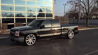 03 Silverado 37 Drop on 24s [upl. by Killigrew766]