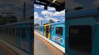 Siemens Nexas Refurbished  Departing Caulfield Metro Trains Melbourne Platform 2 shorts [upl. by Nospmoht929]