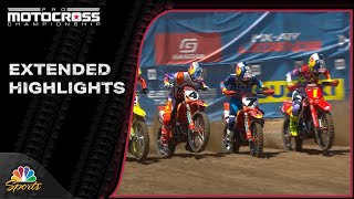 Pro Motocross 2024 EXTENDED HIGHLIGHTS Round 2 Hangtown  6124  Motorsports on NBC [upl. by Lindeberg]