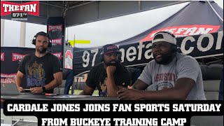 Cardale Jones At Buckeye Training Camp  Fan Sports Saturday 8324 [upl. by Aikemit]