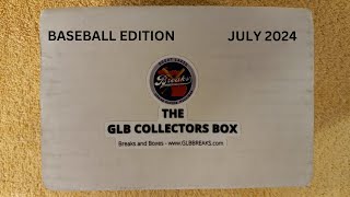 GLB Collectors Box July 2024  Baseball Subscription Box  Great Value 💲 [upl. by Riada]