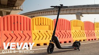 252 VEVAY Q11S  499 E scooter with swappable battery system My first E scooter review [upl. by Bueschel176]