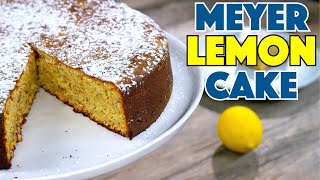 🍋 Meyer Lemon Almond Cake Recipe 🍋 Glen amp Friends Cooking [upl. by Maleen]