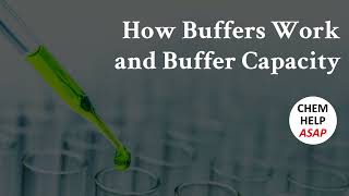 How Buffers Work and Buffer Capacity [upl. by Eillib314]