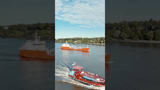 Hamburger Hafen drone djiglobal dji djiair3 hamburg hamburgerhafen flyingcamera flying [upl. by Hartzke]