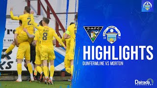 Dunfermline Athletic vs Greenock Morton  cinch Championship  Match Highlights [upl. by Gian]