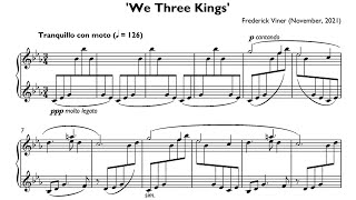 We Three Kings  Advanced Piano Arrangement [upl. by Riplex]