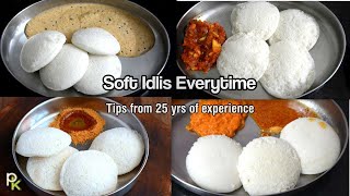 Soft Idli TipsHow to make Perfect Batter for Soft IdlisIdli Dosa Batter RecipeSpongy Idli Secrets [upl. by Ymij531]