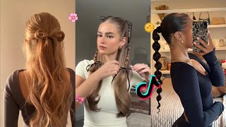 Easy and cute hairstyles for straight hair🎀🌞 [upl. by Esiouqrut414]