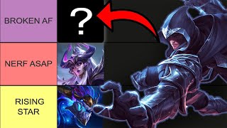 WILD RIFT TIER LIST 50A  BEST CHAMPIONS IN WILD RIFT for every Role [upl. by Aneda967]