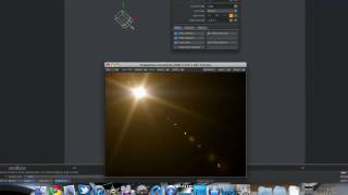 Lightwave 3D  Lens Flare Star Sun  By Lee Andrew With Commentary [upl. by Gertrud]