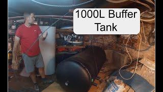 Installing a 1000L Sannover heating buffer tank [upl. by Margie]