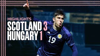 Scotland 31 Hungary  UEFA U21 EURO Championship Qualifying Highlights  Scotland National Team [upl. by Auqinal]