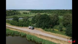 Usedom Testfahrt und Drohnentest Insel Gnitz [upl. by Aneetsyrk]