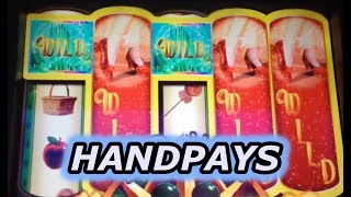 Handpay clips on different Wizard of Oz Slot Machines [upl. by Yelnik951]