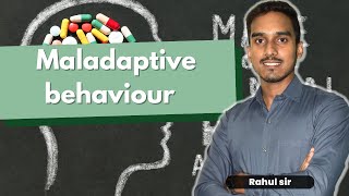 Maladaptive behaviour in hindi  Adaptive behaviour [upl. by Naget]