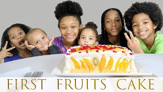 First Fruits Cake  KWANZAA Recipes Chocolate Cake with Fresh Fruit amp Whipped Cream [upl. by Yornek468]