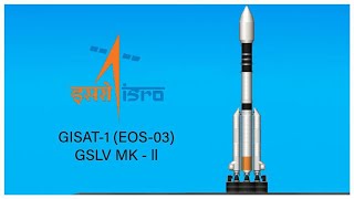 GISAT  1  EOS  3   GSLV MK  2  ISRO NO BP EDITING  SFS15 [upl. by Mcafee]