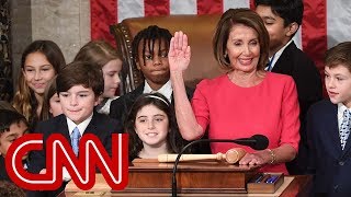 Nancy Pelosi takes House speaker oath with children at her side [upl. by Anaeco]