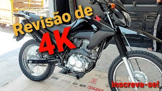 BROS 2018 pra revisão de 4k rodados na oficina Jurandimotos [upl. by Hacissej]