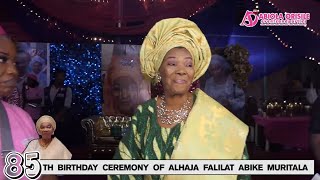 Lagos Island AGOG As Lagos Fabric Dealer Alhaja Kudirat Ajadi Lawal celebrate Mum at 85 in style [upl. by Reseda]