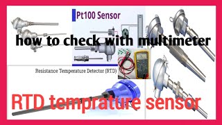 RTD Resistance Temperature Detector how to check in hindi [upl. by Reviere]