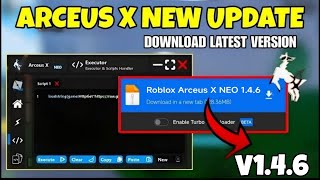 Roblox Arceus X New Update v146 🔥 Arceus X Atualizado  Arceus X Neo Script  Arceus Download [upl. by Leasa145]