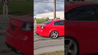 Loud Pontiac G8 Does a Heavy Acceleration Leaving a Car Show [upl. by Fifi]