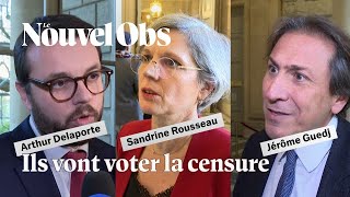 Ces trois députés NFP expliquent pourquoi ils voteront la censure contre Michel Barnier [upl. by Moreland881]