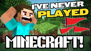 Lets Play in the Dirt My First Time Playing Minecraft [upl. by Atwahs]