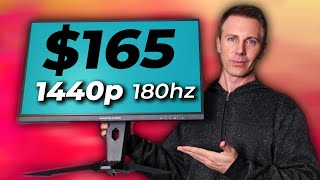 Are Under 200 1440p 180Hz IPS Gaming Monitors any good PG27QFT2A Review [upl. by Masuh886]