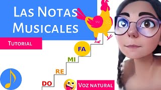 NOTAS Musicales en INGLES y en notación COMÚN [upl. by Westfall]