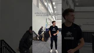 aggiesalltheway ncaabasketball collegetennis tennis 80sdance comedy tennistips [upl. by Nnairet]