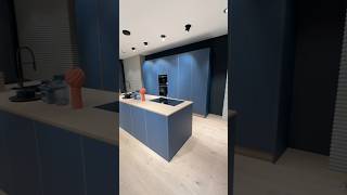 Trendfarbe 2025🤩kitchen küchenplanung küchendesign kitchendesign kitchen blue home interior [upl. by Schacker]