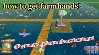 Farm Together Guide how to get and use farmhands all you need to know about farmhands [upl. by Suirtimid]