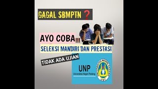 GAGAL SBMPTN 😒 5LIMA KETENTUAN SPMB UNP [upl. by Keavy]