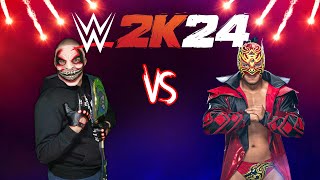 quotArchangelquot Aaron John VS Dragon Lee WWE 2K24 [upl. by Whitelaw]