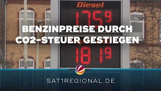 CO2Steuer lässt Benzinpreise steigen [upl. by Atima]