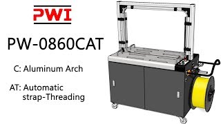 Packway PW0860CAT Automatic Strapping Machine [upl. by Chadabe]