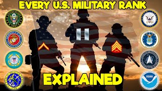 A Simple Overview of Every US Military Rank In Order All Six Branches [upl. by Korwin]