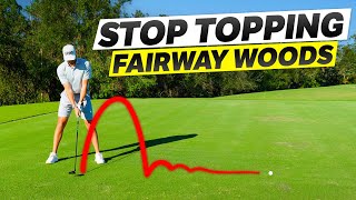 Stop Topping Your Fairway Woods  Simple Golf Lesson [upl. by Nuriel]