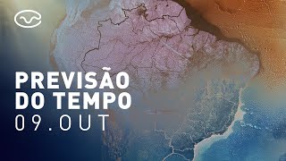 Previsão do tempo desta quartafeira 09 [upl. by Aitnom987]