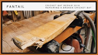 Cricket Bat Repair 2019  REPAIRING A BROKEN CRICKET BAT [upl. by Anica492]