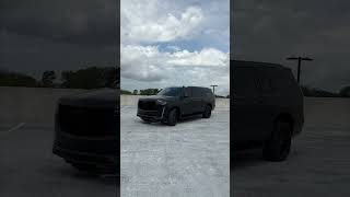 Creating a Satin Black Cadillac Escalade Chrome Delete Build [upl. by Nell543]