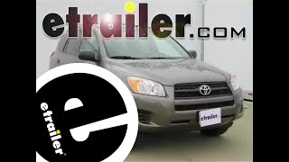 etrailer  Trailer Hitch Installation  2012 Toyota RAV4  Curt [upl. by Assenov]