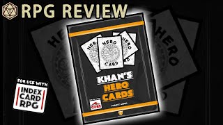 Khan’s Hero Cards will ignite your ICRPG session ✳️ RPG Review [upl. by Anat]