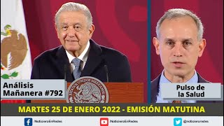 Edición Matutina Martes 25 de Enero del 2022 [upl. by Yttocs]