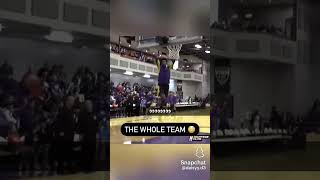 The whole team dunks 🤯basketball dunking aau [upl. by Noisla]