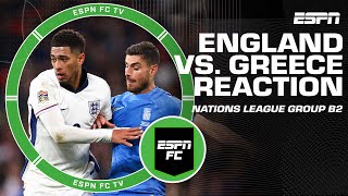 Greece gave England a good battering  Craig Burley on loss in Nations League Group B2  ESPN FC [upl. by Innig908]